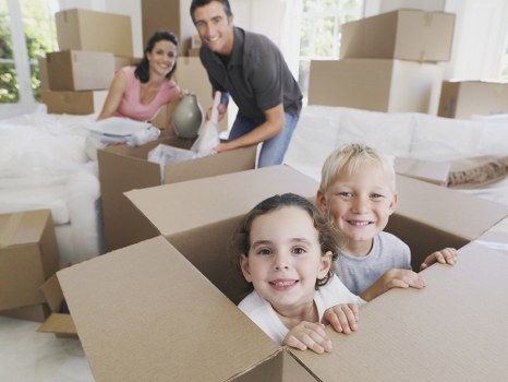 Movers handling furniture during a house move in Streatham.